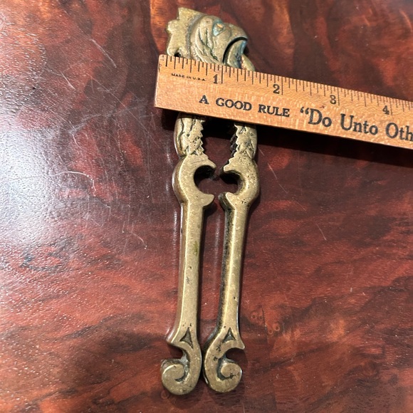 Vintage Brass Rooster Nutcracker - Picture 5 of 5